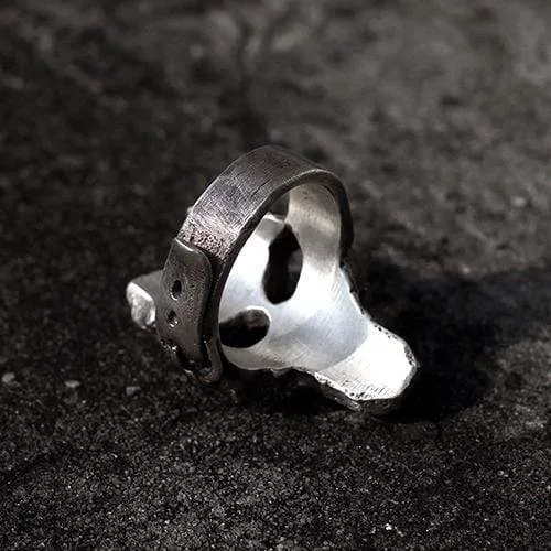 God Of War Skull Sterling Silver Darksiders Ring sold by GTHIC product image thumbnail 3