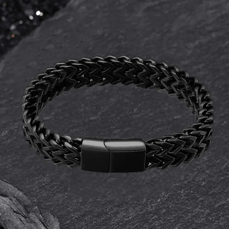 Double Layer Braided Keel Stainless Steel Bracelet sold by GTHIC product image thumbnail 5