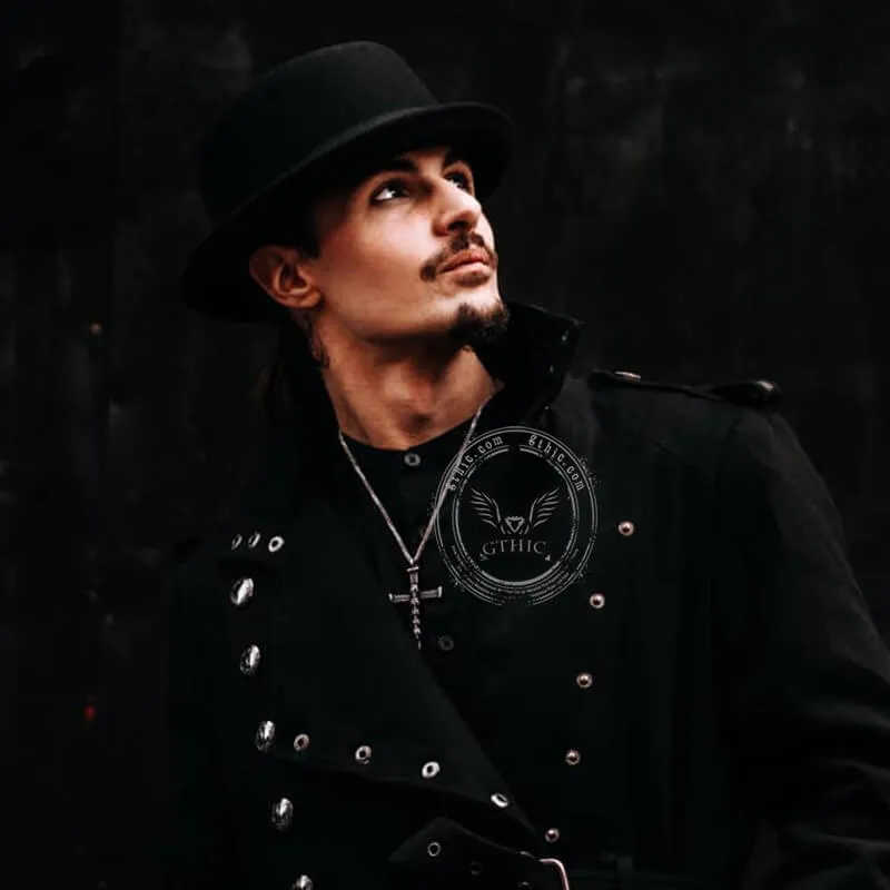 Deathly Skull And Cross Stainless Steel Pendant sold by GTHIC product image thumbnail 3