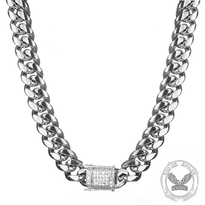 Thick Cuban Link Stainless Steel Chain Necklace sold by GTHIC product image thumbnail 4
