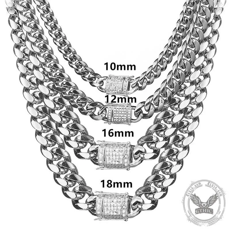 Thick Cuban Link Stainless Steel Chain Necklace sold by GTHIC