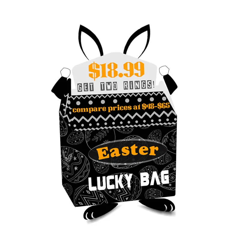$18.99 Easter Lucky Bag - 2 Rings Set sold by GTHIC
