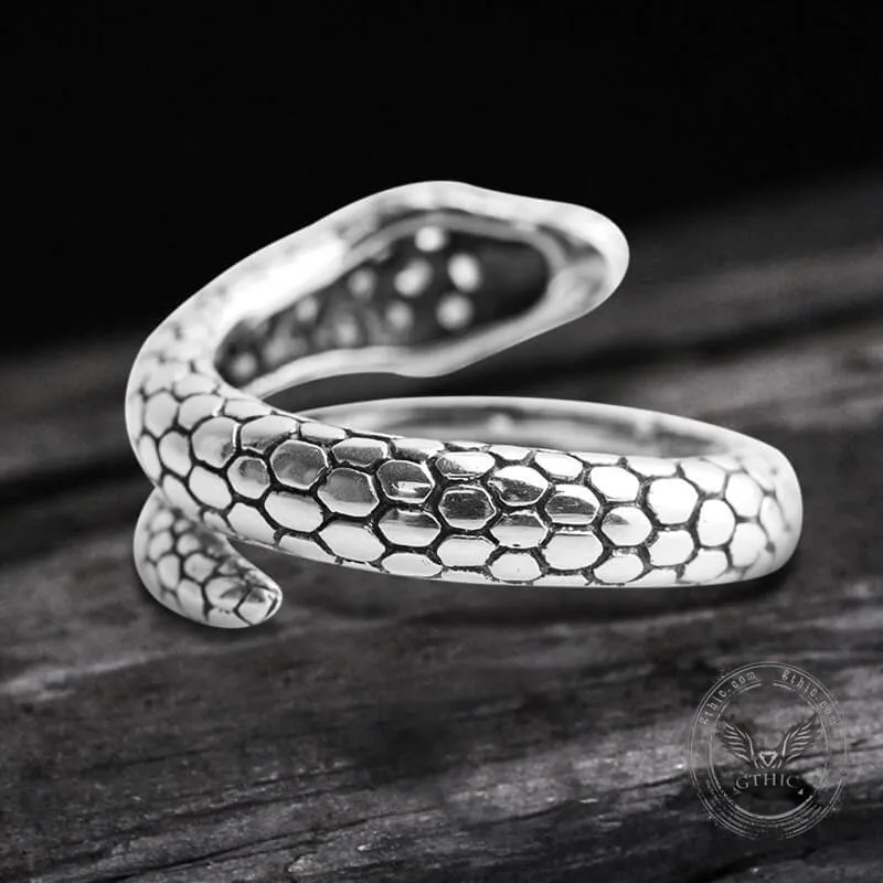 Silver Snake Sterling Silver CZ Ring sold by GTHIC product image thumbnail 4