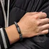 Celtic Knot Volcanic Rock Stainless Steel Bracelet sold by GTHIC