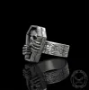 Skull Rose Coffin Sterling Silver Ring sold by GTHIC