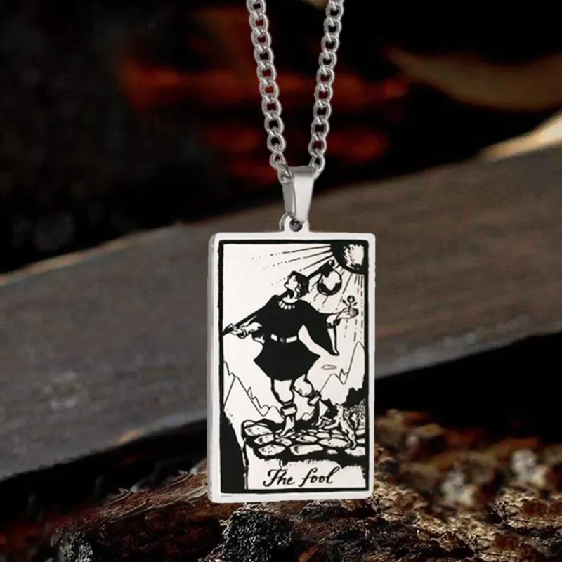 Major Arcana Tarot Stainless Steel Necklace sold by GTHIC