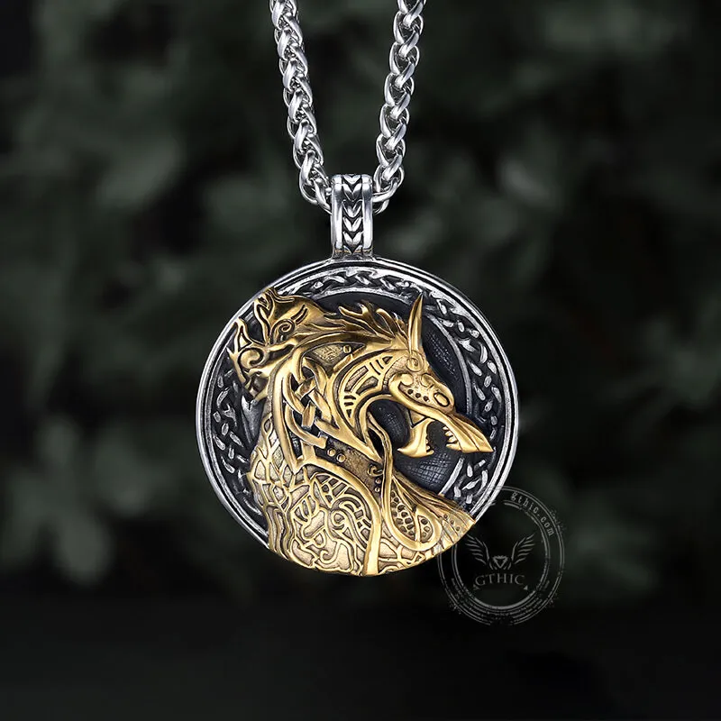 Nordic Dragon Stainless Steel Viking Pendant sold by GTHIC product image thumbnail 3