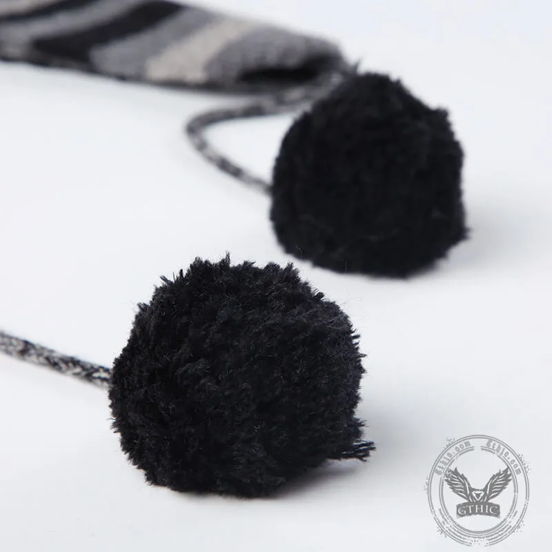 Color Block Stripes Knit Trapper Hat sold by GTHIC product image thumbnail 5