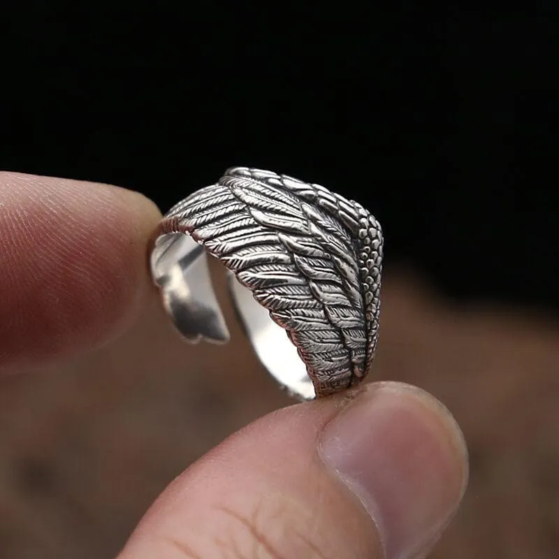 Eagle Wing Sterling Silver Ring sold by GTHIC product image thumbnail 4