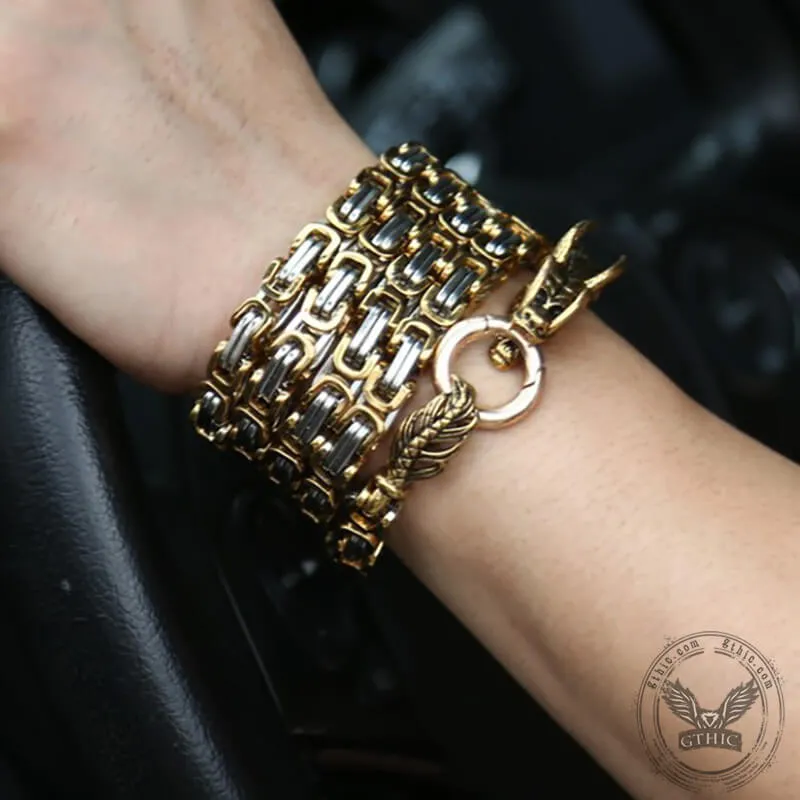Dragon Bones Stainless Steel Bracelet Whip sold by GTHIC product image thumbnail 2