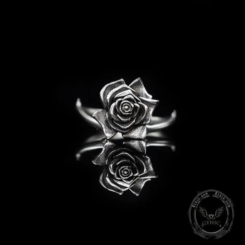 Dark Rose Sterling Silver Ring sold by GTHIC