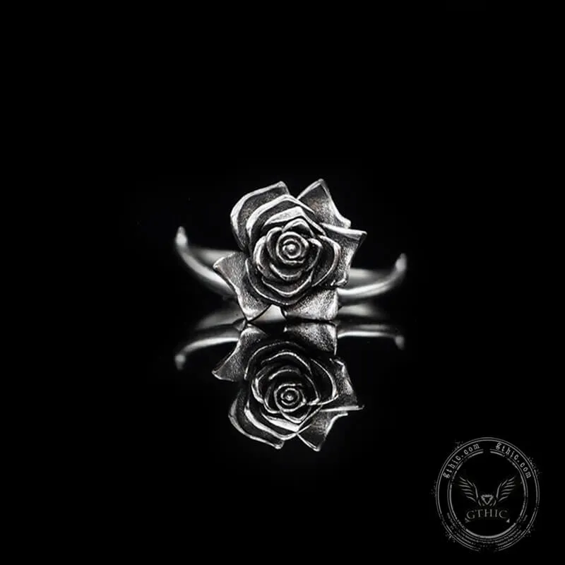 Dark Rose Sterling Silver Ring sold by GTHIC