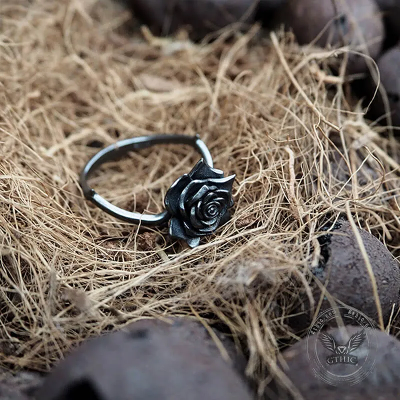 Dark Rose Sterling Silver Ring sold by GTHIC product image thumbnail 5