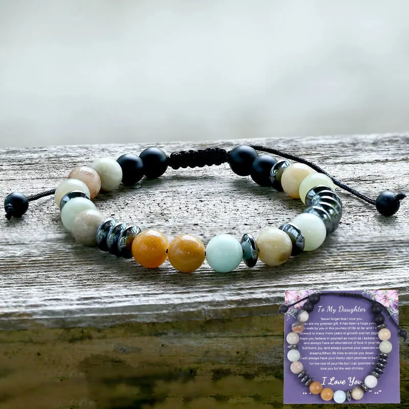 To My Daughter I Love You Morse Code Bracelet sold by GTHIC product image thumbnail 3