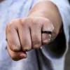 Minimalist Black Glossy Titanium Ring sold by GTHIC