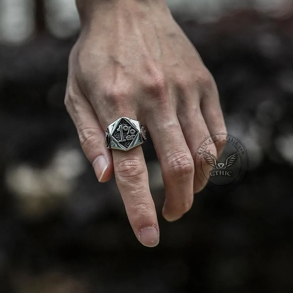 1% Stainless Steel Skull Ring sold by GTHIC product image thumbnail 3