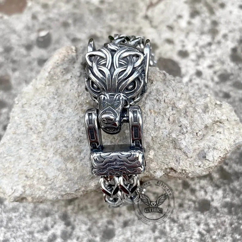 3 Pcs Howling Wolf Stainless Steel Jewelry Set sold by GTHIC product image thumbnail 3