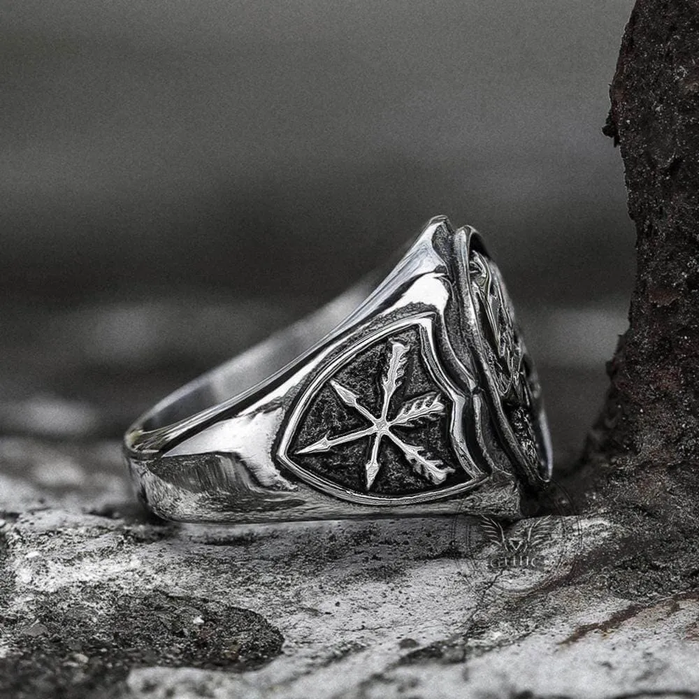 1936 Hobo Nickels Liberty Stainless Steel Skull Ring sold by GTHIC product image thumbnail 4