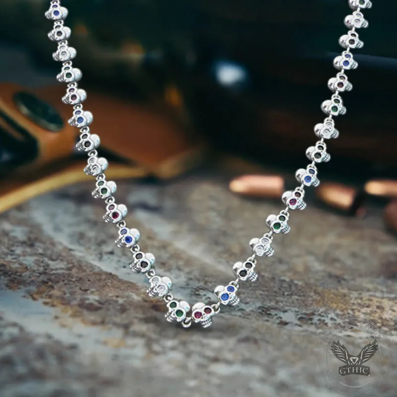 Domineering Skull Sterling Silver Necklace sold by GTHIC