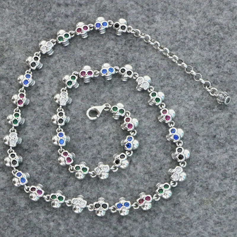 Domineering Skull Sterling Silver Necklace sold by GTHIC product image thumbnail 2