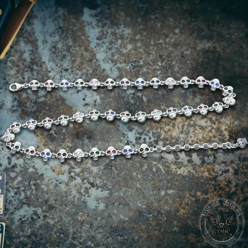 Domineering Skull Sterling Silver Necklace sold by GTHIC product image thumbnail 4