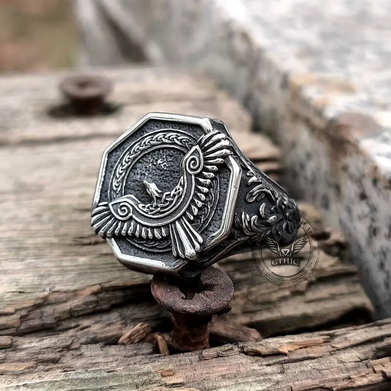 Norse Flying Eagle Stainless Steel Viking Ring sold by GTHIC product image thumbnail 3