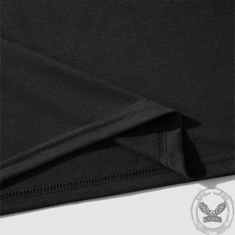 Cobweb Skeleton Short Sleeve T-shirt and Shorts Set sold by GTHIC product image thumbnail 3