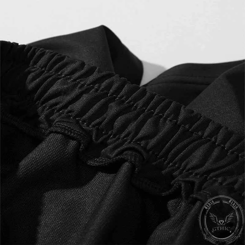 Cobweb Skeleton Short Sleeve T-shirt and Shorts Set sold by GTHIC product image thumbnail 5