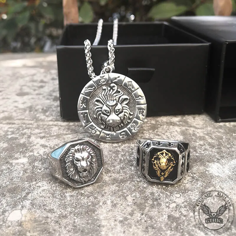 3 Pcs Lion Stainless Steel Jewelry Set sold by GTHIC product image thumbnail 2