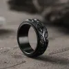 Evil Eye Stainless Steel Spinner Ring sold by GTHIC