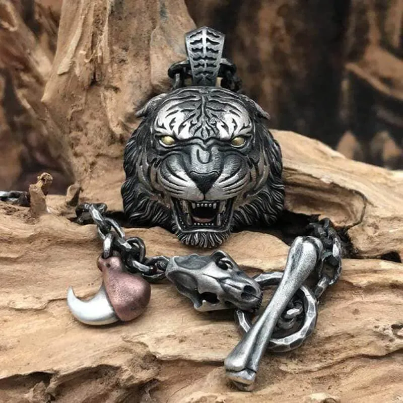 Original Handmade Tiger King Pendant sold by GTHIC