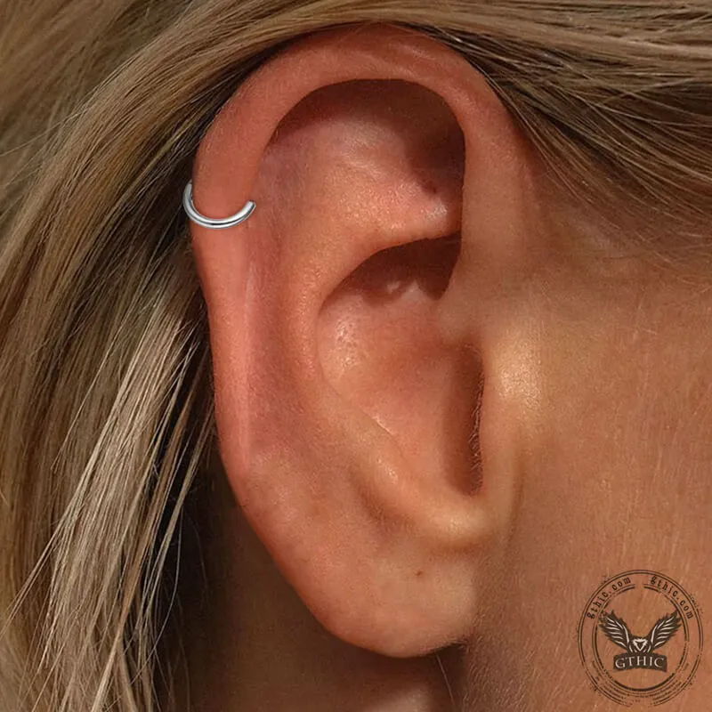Minimalist Style Stainless Steel Solid Color Ear Cuffs sold by GTHIC product image thumbnail 2