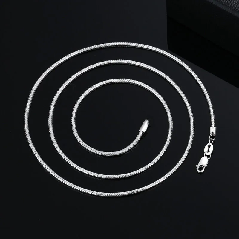 Snake Bone Sterling Silver Chain Necklace sold by GTHIC