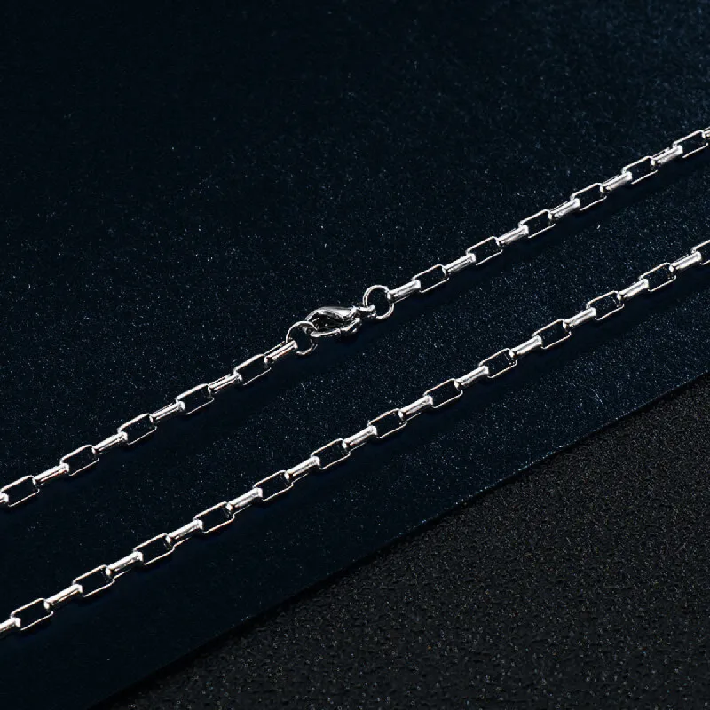 Simple Stainless Steel Box Chain sold by GTHIC