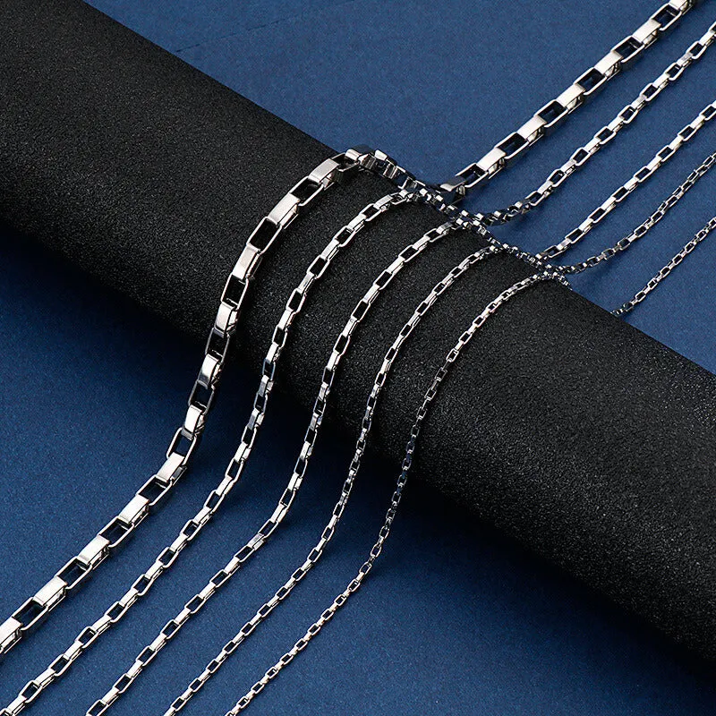 Simple Stainless Steel Box Chain sold by GTHIC product image thumbnail 4