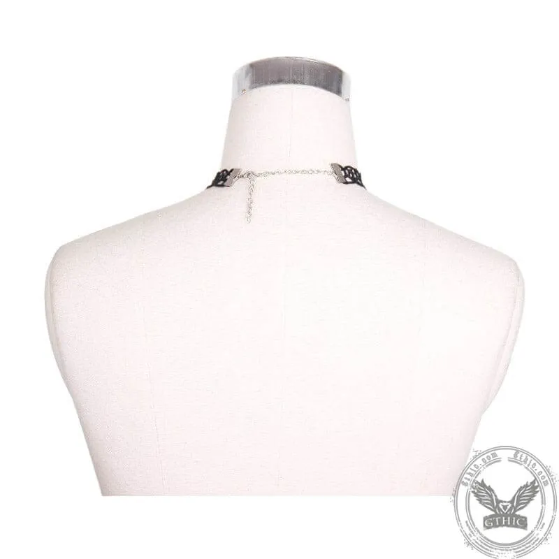 Black Rose Lace Gothic Choker sold by GTHIC product image thumbnail 5