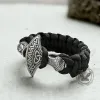 Viking Axe Valknut Stainless Steel Paracord Bracelet sold by GTHIC