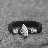 Viking Axe Valknut Stainless Steel Paracord Bracelet sold by GTHIC