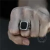 Viking Celtic Knots Stainless Steel Square Ring sold by GTHIC