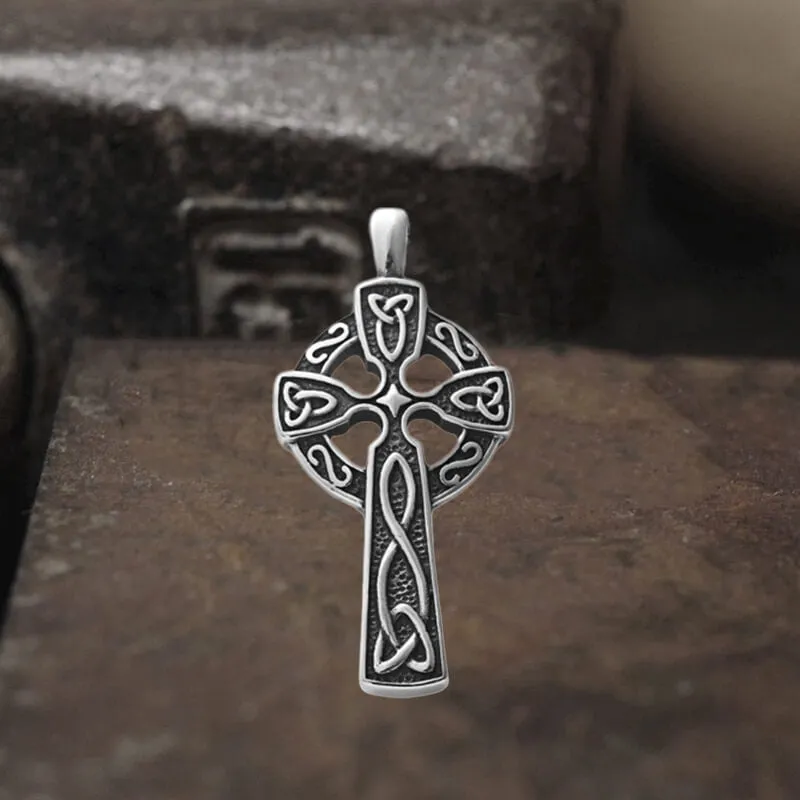 Viking Celtic Cross Stainless Steel Pendant sold by GTHIC product image thumbnail 5