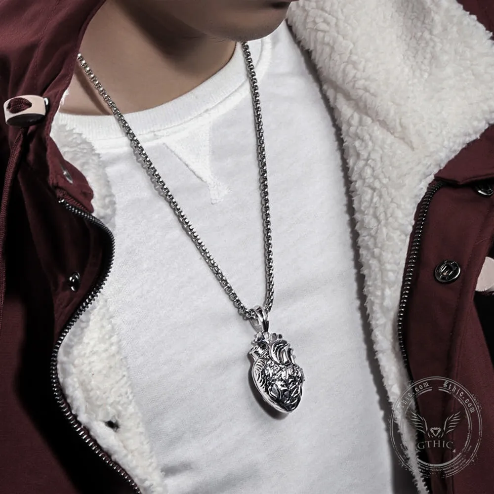 Heart Stainless Steel Open Necklace sold by GTHIC product image thumbnail 4