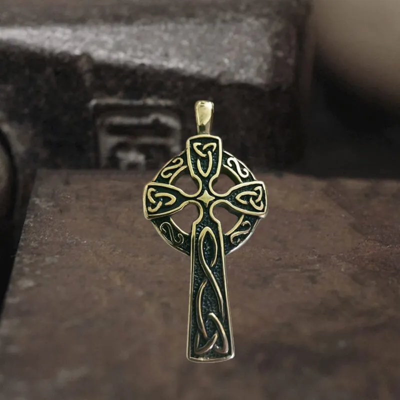 Viking Celtic Cross Stainless Steel Pendant sold by GTHIC product image thumbnail 4