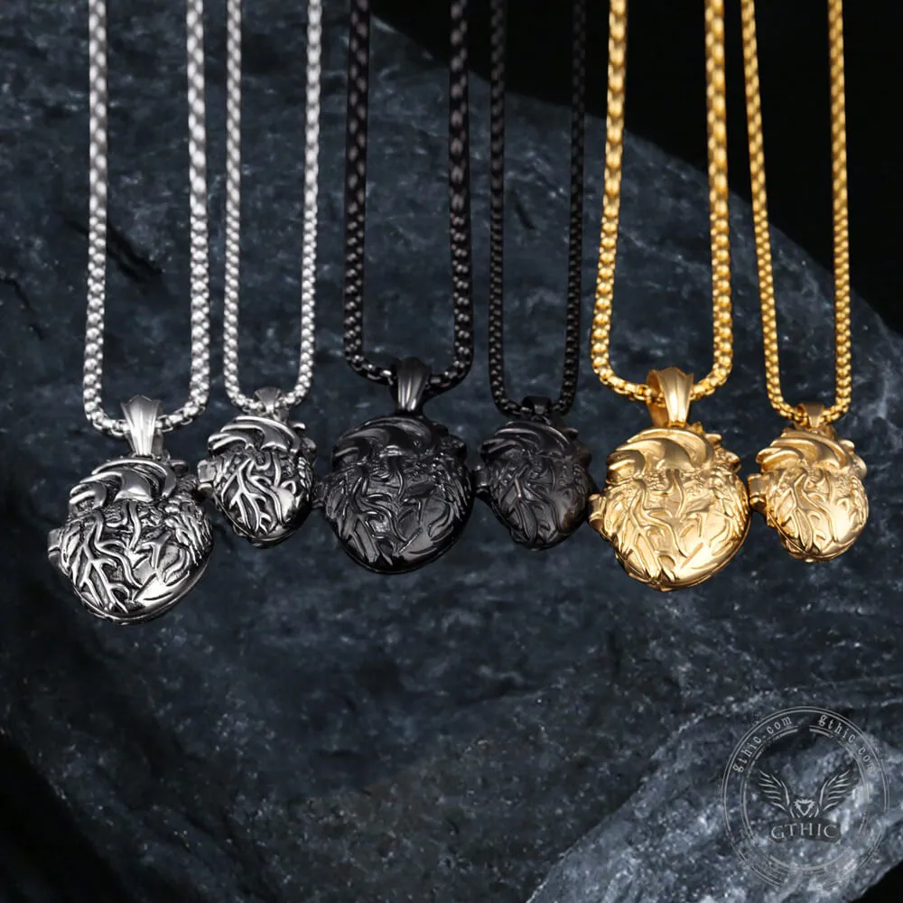 Heart Stainless Steel Open Necklace sold by GTHIC product image thumbnail 3