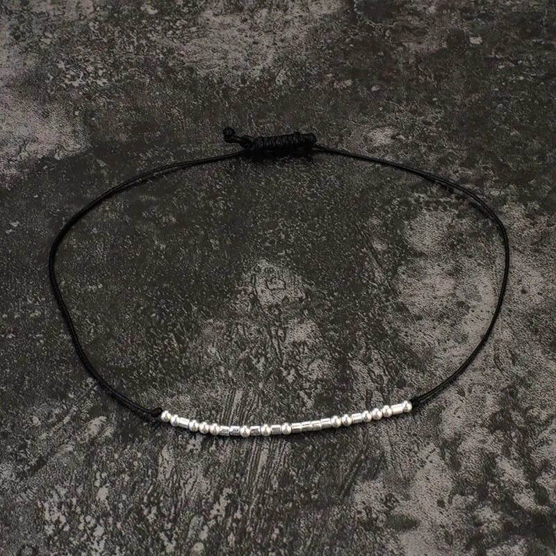 Fuck Off Morse Code Sterling Silver Bracelet sold by GTHIC