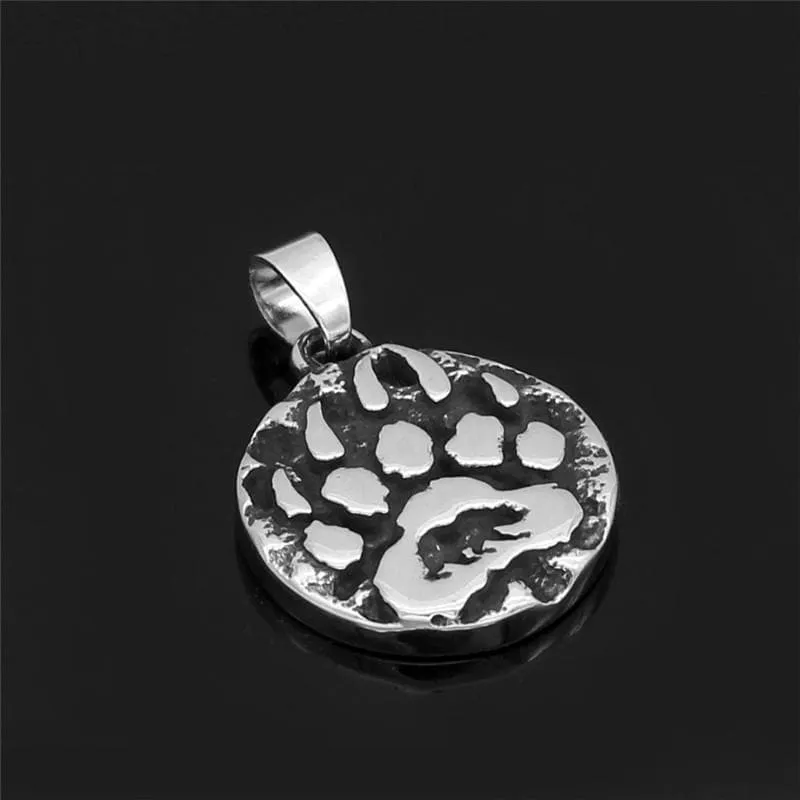 Bear Claw Amulet Stainless Steel Viking Necklace sold by GTHIC product image thumbnail 5