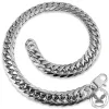 Heavy Polished Cuban Link Chain Stainless Steel Men's Necklace sold by GTHIC