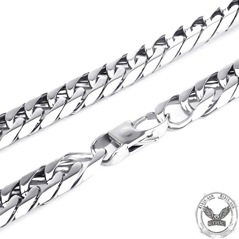 Heavy Polished Cuban Link Chain Stainless Steel Men's Necklace sold by GTHIC product image thumbnail 3