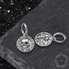 Carpe Diem Skull Stainless Steel Earrings sold by GTHIC