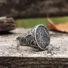 Urnes Valknut Stainless Steel Viking Ring sold by GTHIC