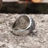 Urnes Valknut Stainless Steel Viking Ring sold by GTHIC
